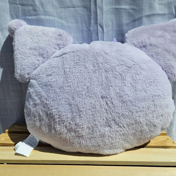 Cute Purple Plush Pillow with Bow - Picture 2 of 2